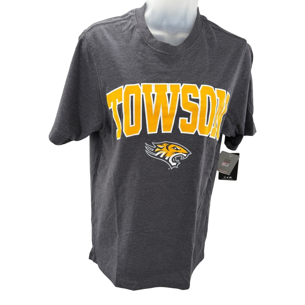 Colosseum‎ Towson Tigers NCAA Grey Tee Shirt Mens Small NEW